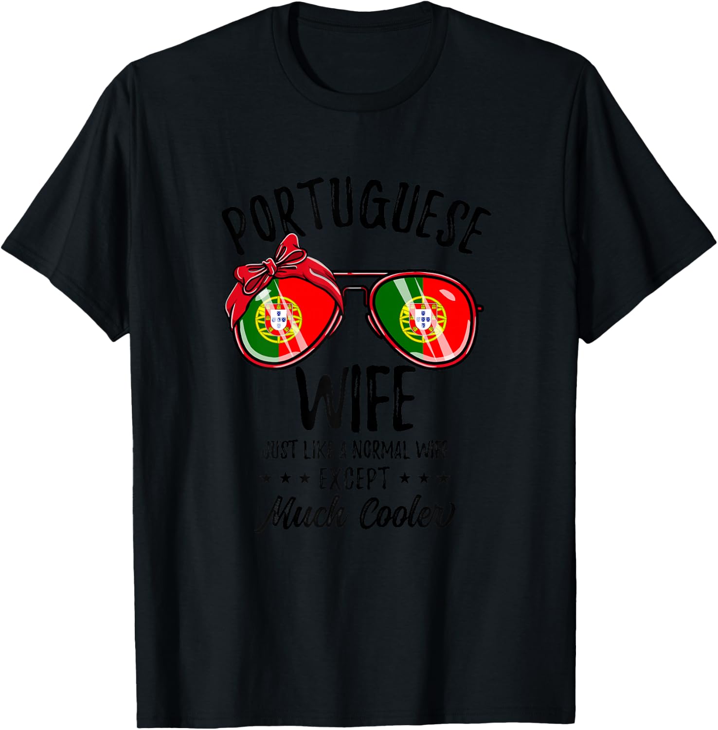 Matching Portuguese Wife T-Shirt - T-Shirt | Black