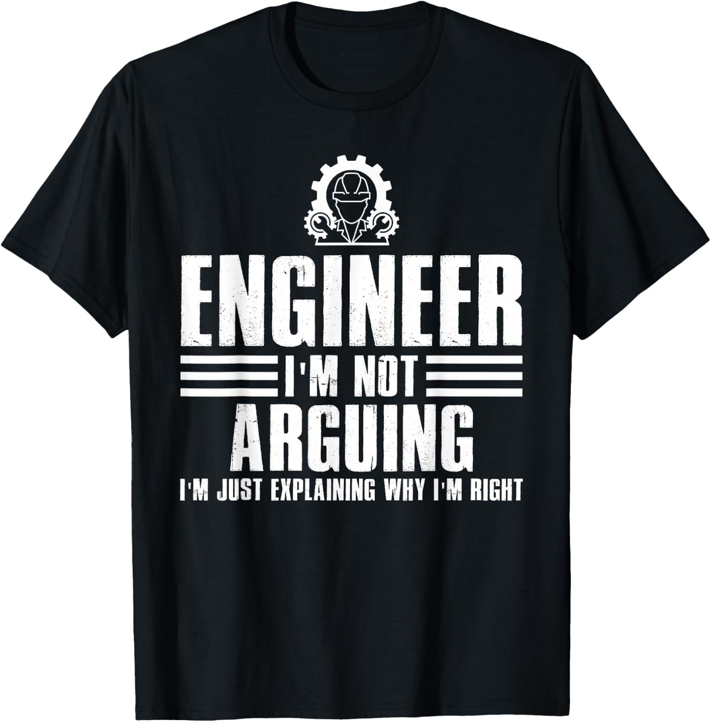 Funny Engineer Art Men Women Mechanic Electrical Engineering T-Shirt - T-Shirt | Black