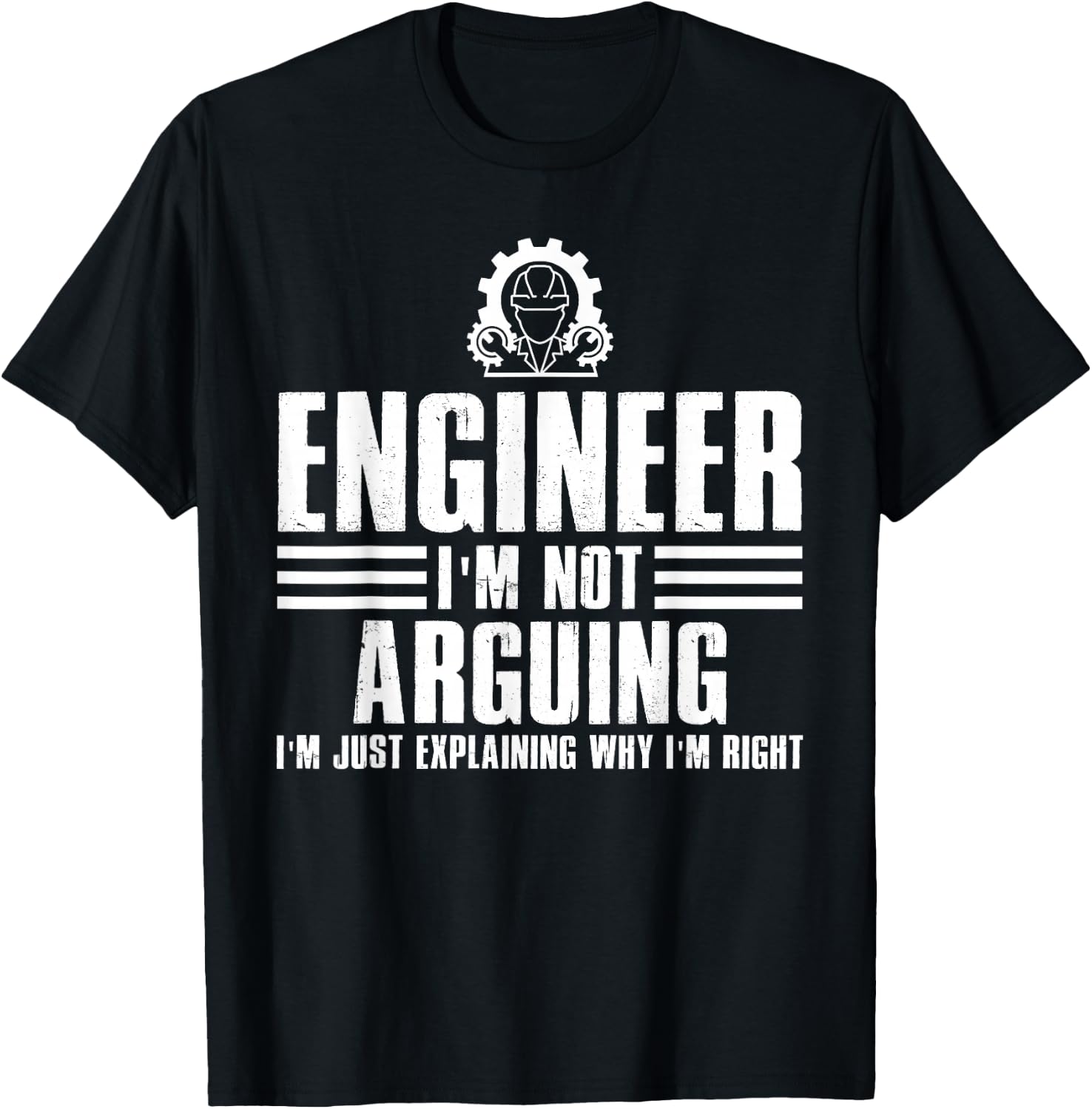 Funny Engineer Art Men Women Mechanic Electrical Engineering T-Shirt - T-Shirt | Black