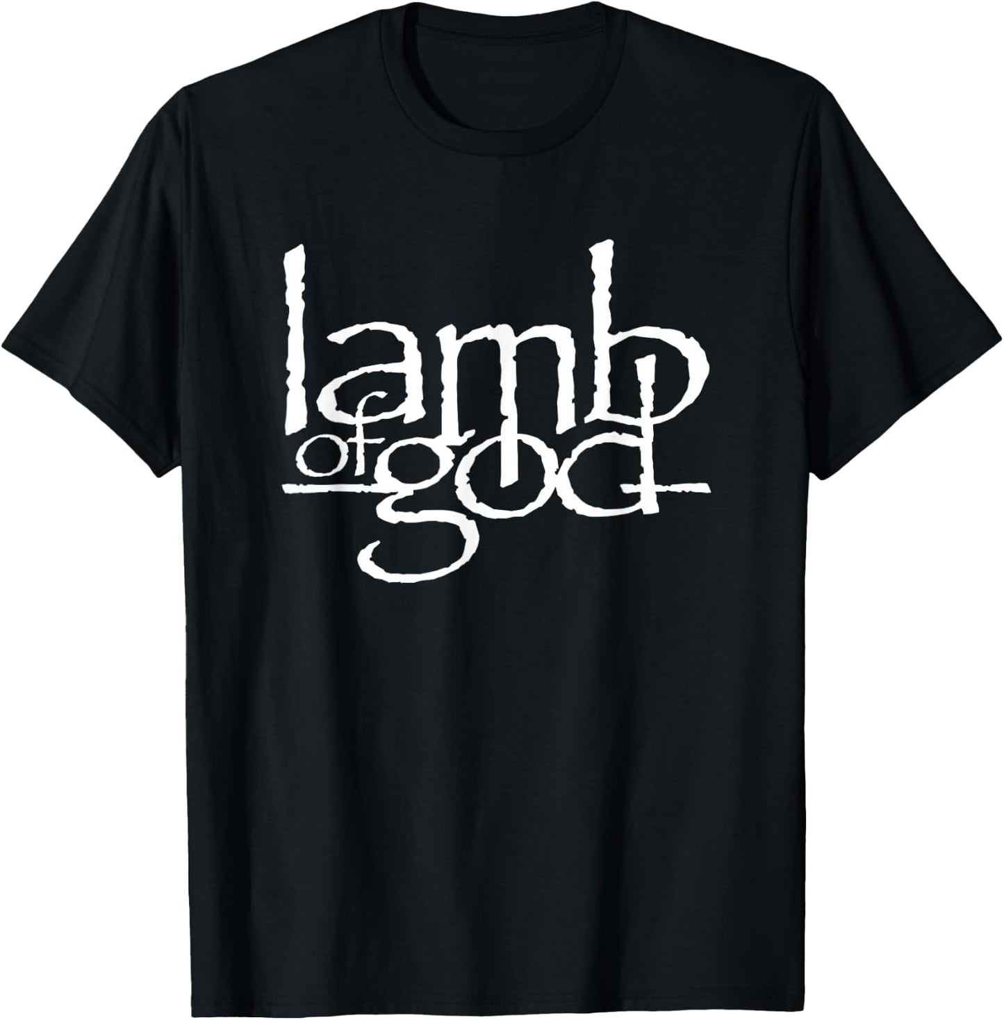 Lamb of God – Stacked Logo T-Shirt - T-Shirt | Black