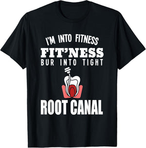 Endodontist Root Canal Specialist funny dentist T-Shirt - T-Shirt | Black