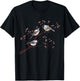 Bird Watching Nature Animal Vintage Blossom Chickadee T-Shirt - T-Shirt | Black