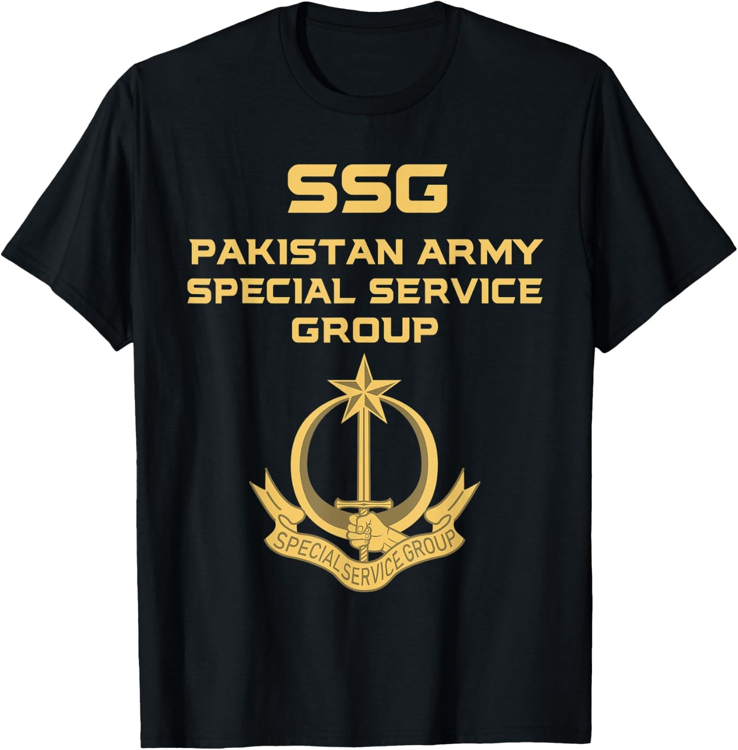 Pakistani Special Force Pakistan Army Service Pak Military T-Shirt - T-Shirt | Black