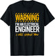 Electrical Engineer Electrician Black , -Adults, Small, Short Sleeve, Classic Fit, Cotton 60% Polyester 40% T-Shirt - T-Shirt | Black