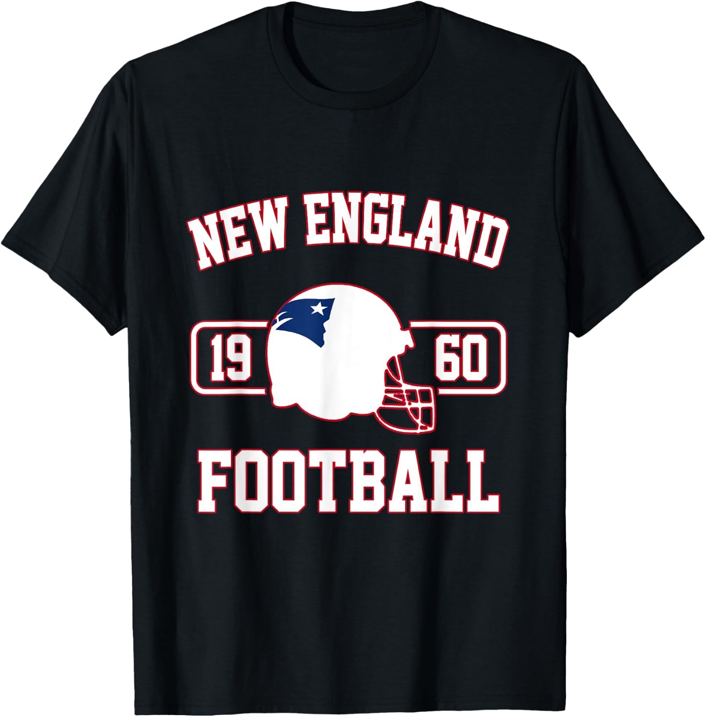 New England Football Team Jersey American Football Fan Men T-Shirt - T-Shirt | Black