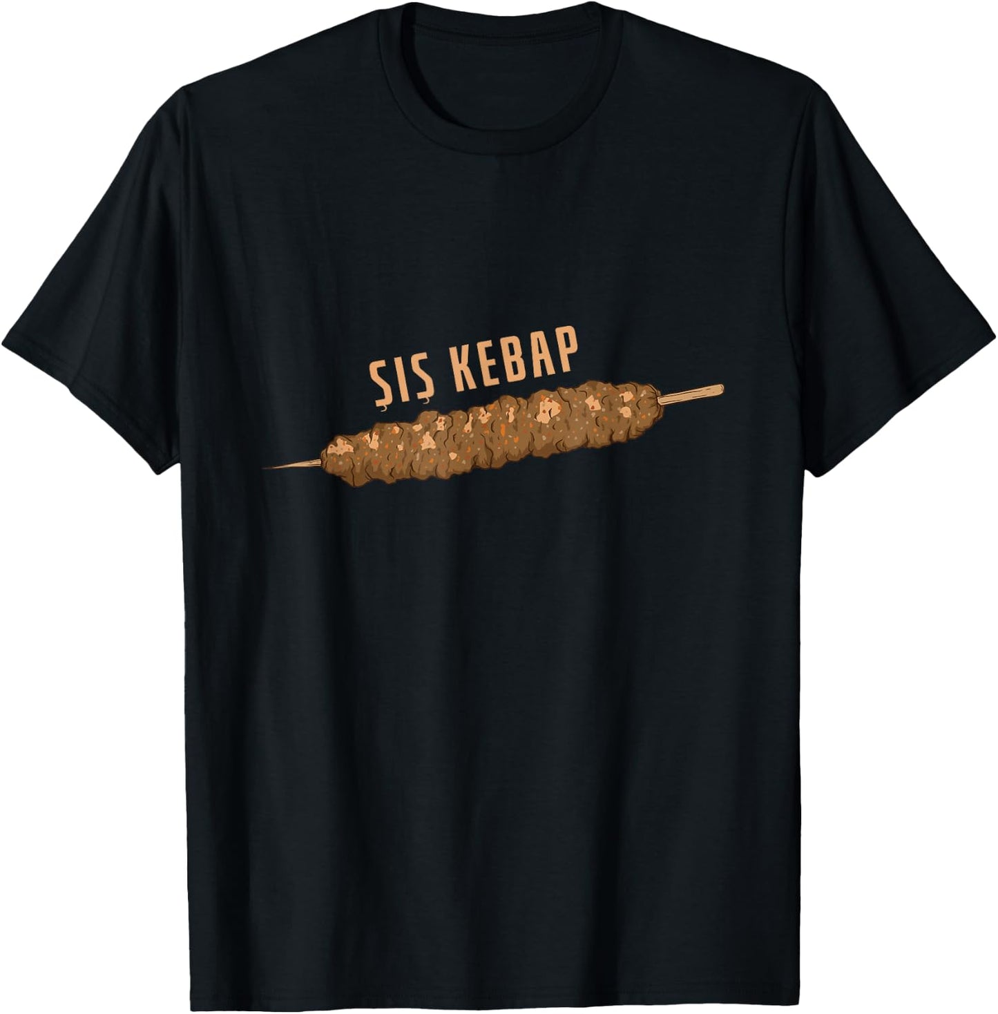 sis Kebap (shish Kebab) T-Shirt - T-Shirt | Black