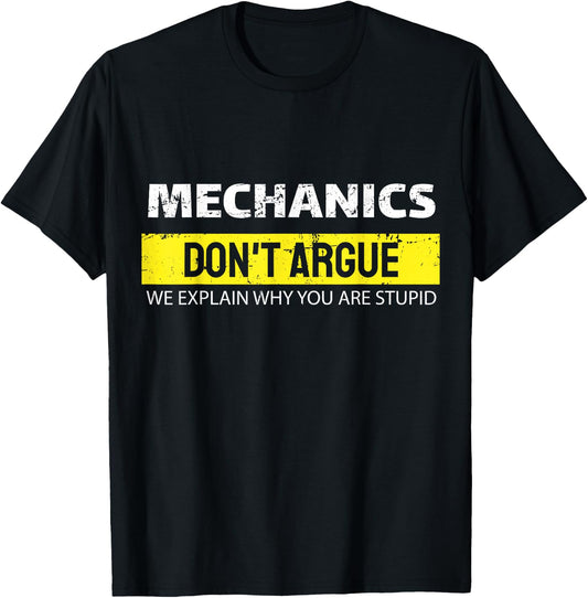 Car Mechanic Car Mechatronics & Car Tuning Workshop T-Shirt - T-Shirt | Black