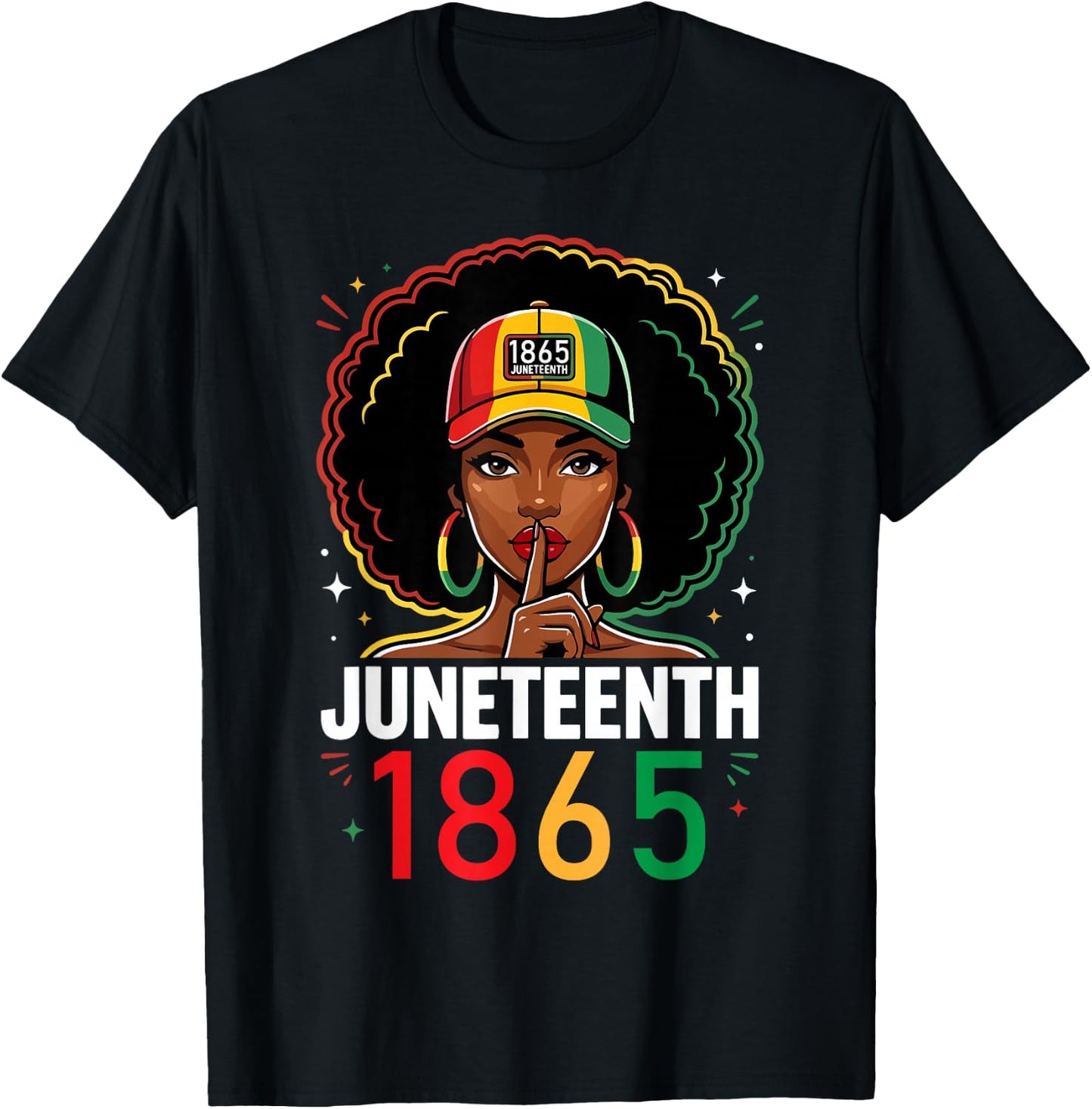 Juneteenth Black American 1865 Juneteenth Women T-Shirt - T-Shirt | Black