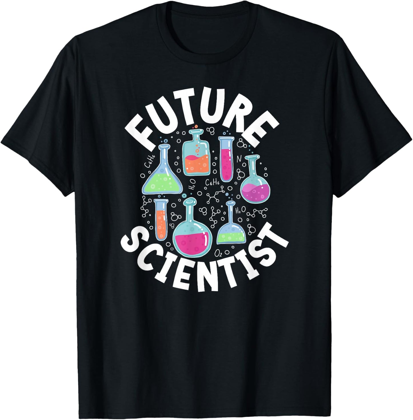 Future Scientist Science Kids Scientist Boy T-Shirt - T-Shirt | Black
