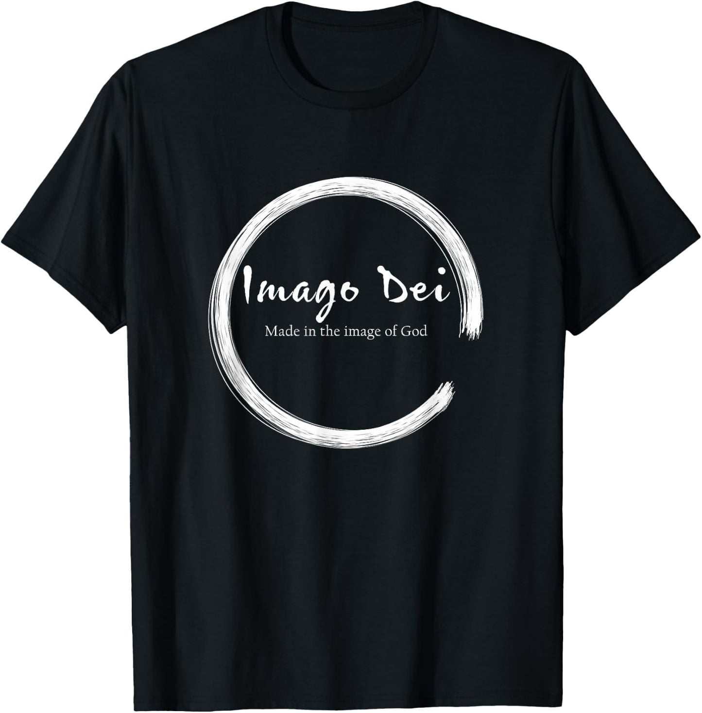 Imago Dei Made in the Image of God Latin T-Shirt - T-Shirt | Black