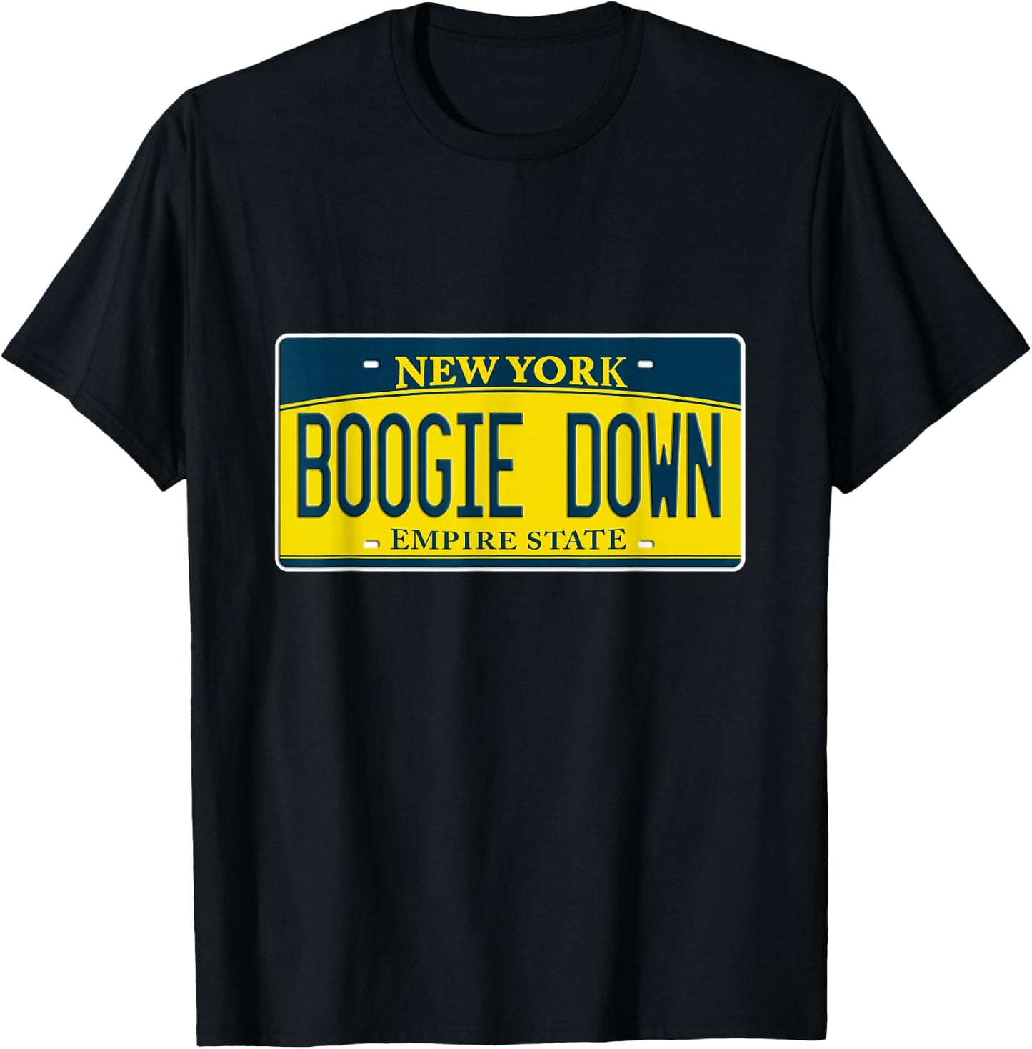Boogie Down South Bronx New York NY Old School Hip Hop BDP T-Shirt - T-Shirt | Black
