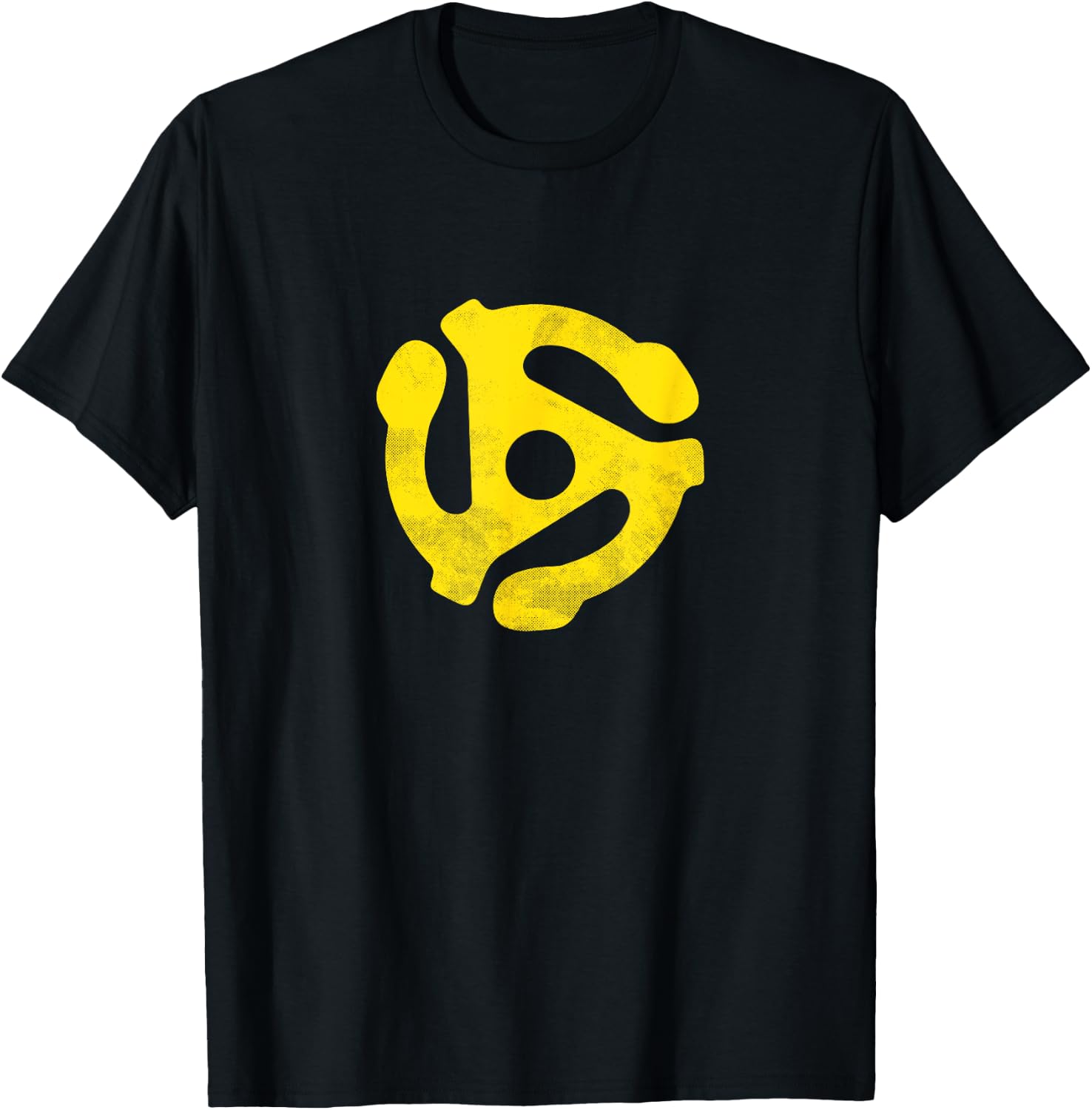 45 Vinyl Record Insert - distressed T-Shirt - T-Shirt | Black