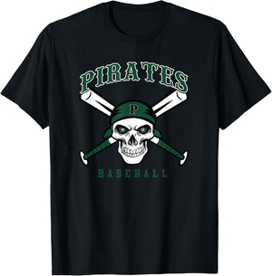 Poteet Pirates Baseball T-Shirt - T-Shirt | Black