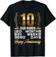 10 Years Married - Funny 10th Wedding Anniversary T-Shirt - T-Shirt | Black