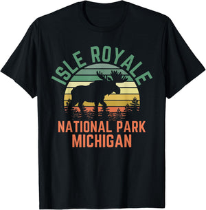 Isle Royale National Park T-Shirt - T-Shirt | Black