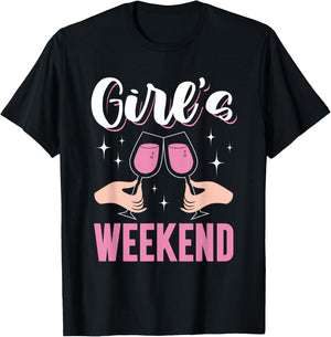 Girl's Weekend Girl Cute Girl's Trip Friends Girls Trip T-Shirt - T-Shirt | Black
