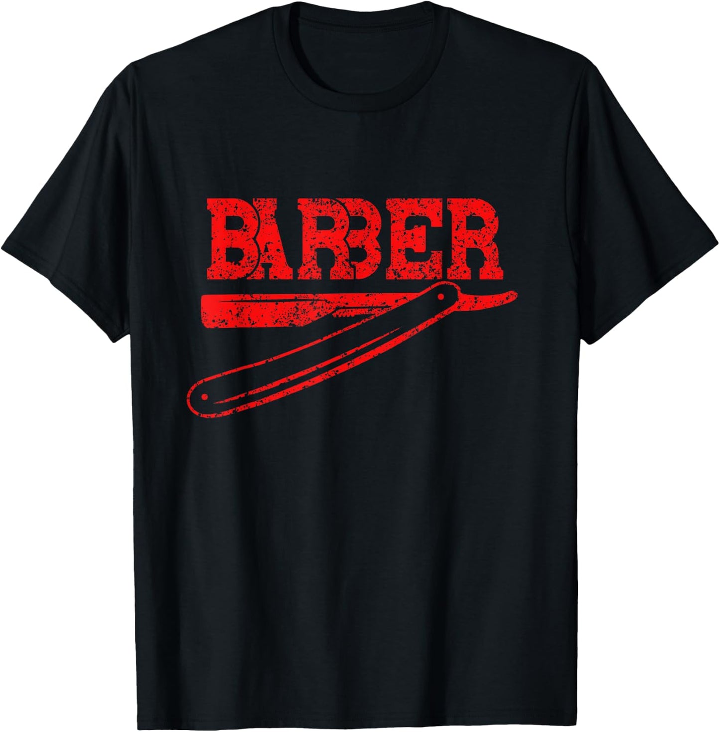 Barber Job Barbershop Hobby Barbers Barber T-Shirt - T-Shirt | Black