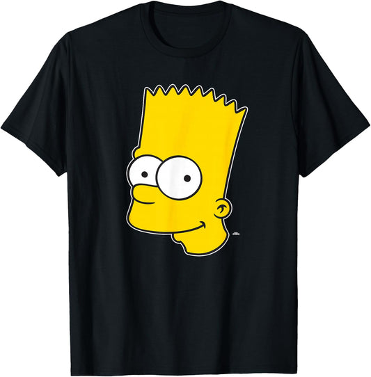 The Simpsons Bart Simpson Face T-Shirt - T-Shirt | Black