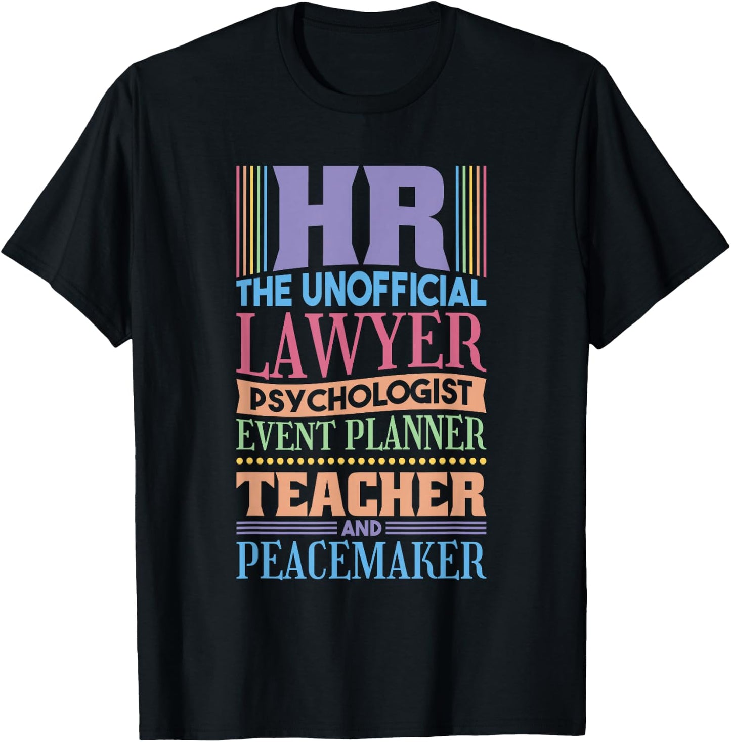 HR Office and Human Research Quote T-Shirt - T-Shirt | Black