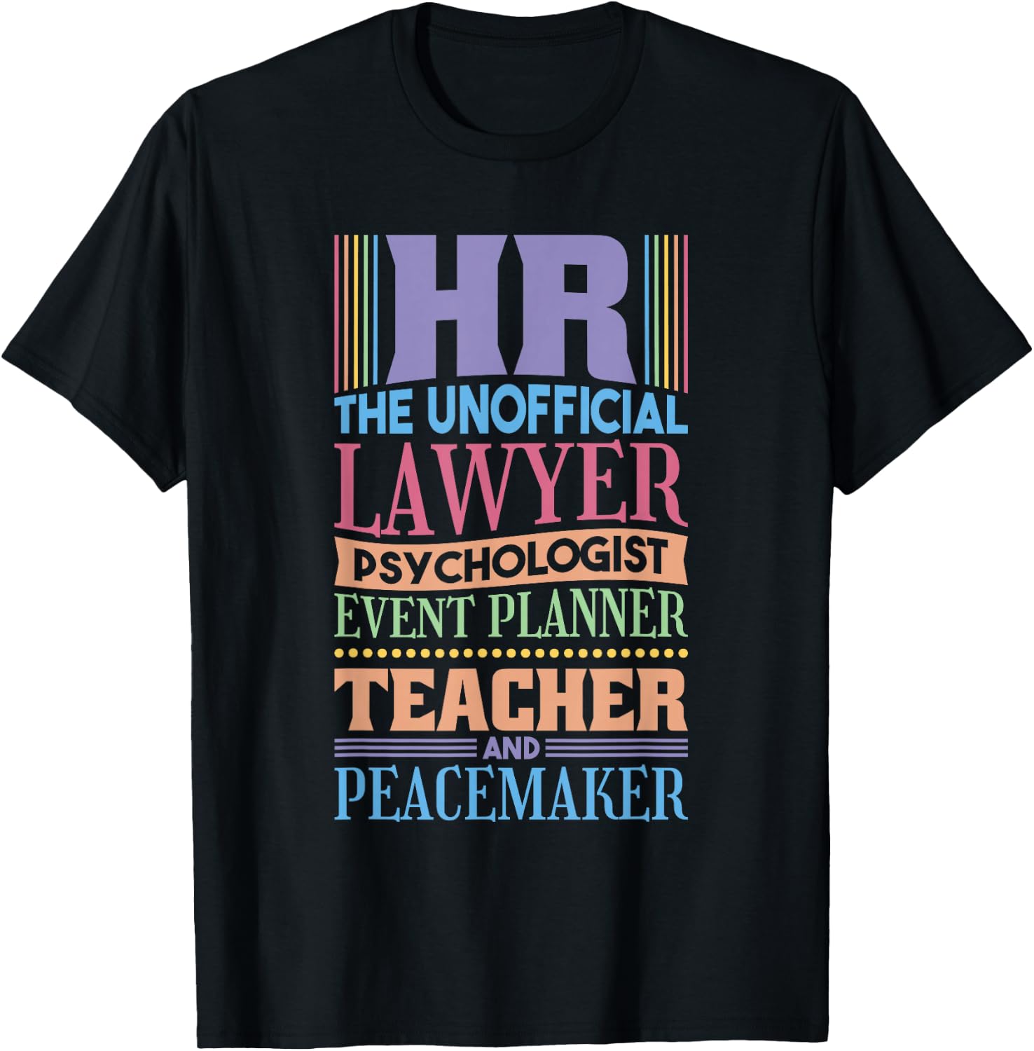 HR Office and Human Research Quote T-Shirt - T-Shirt | Black