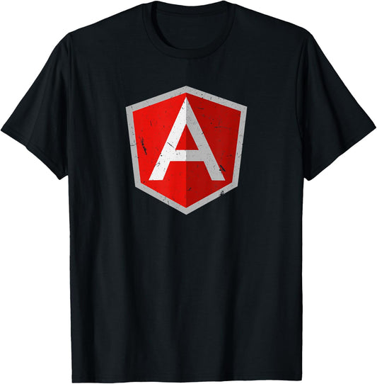 Vintage Javascript Frontend Reactjs Angularjs Vuejs T-Shirt - T-Shirt | Black