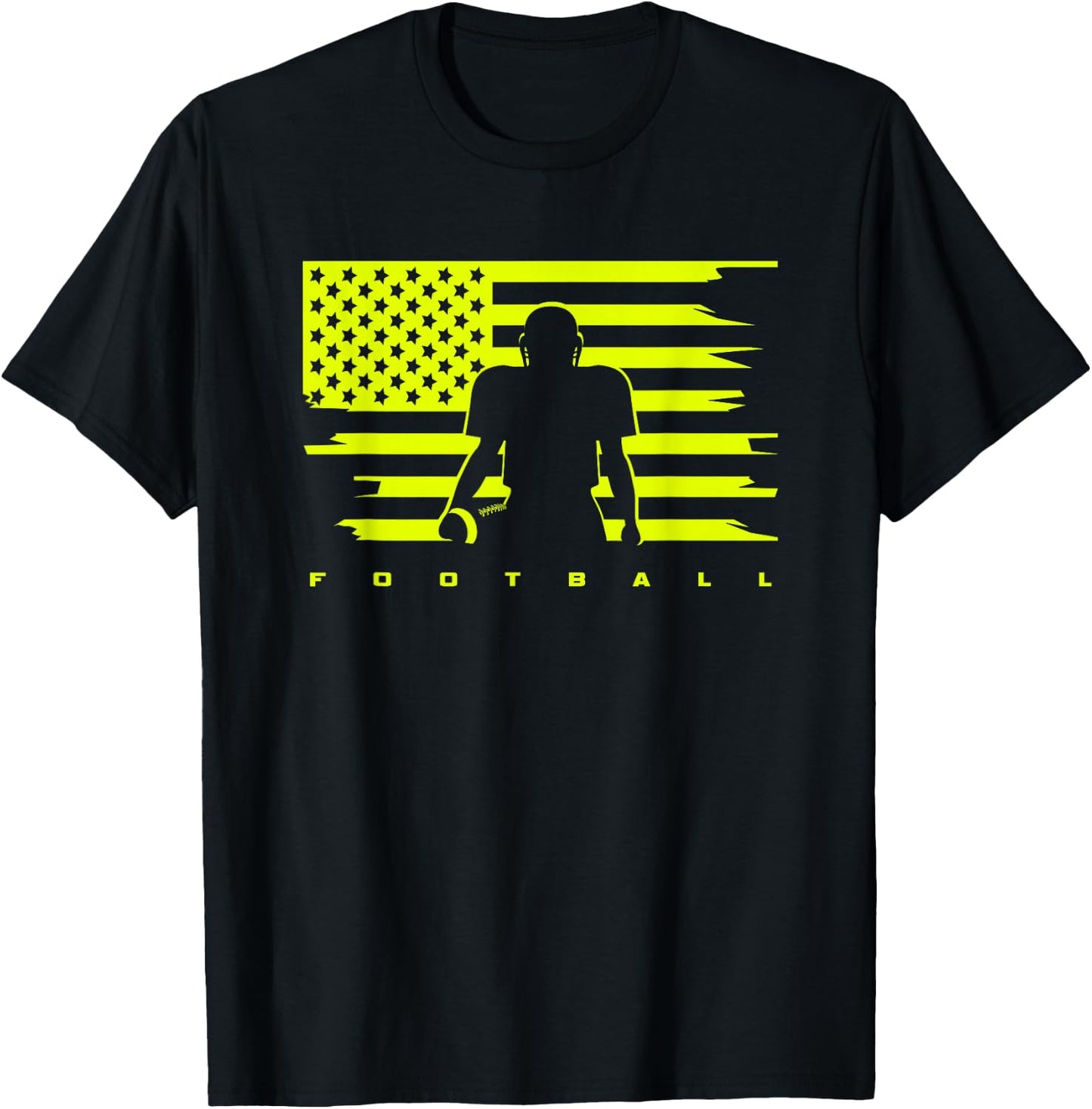 American Football Apparel - Football T-Shirt - T-Shirt | Black