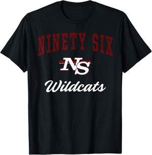 Ninety Six High School Wildcats C3 T-Shirt - T-Shirt | Black