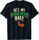Hes My Borracho Half Couple Matching Cinco De Mayo Mexican T-Shirt - T-Shirt | Black