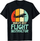Worlds best Flight Instructor T-Shirt - T-Shirt | Black