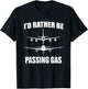 KC135 Stratotanker - KC46 I'd Rather Be Passing Gas T-Shirt - T-Shirt | Black