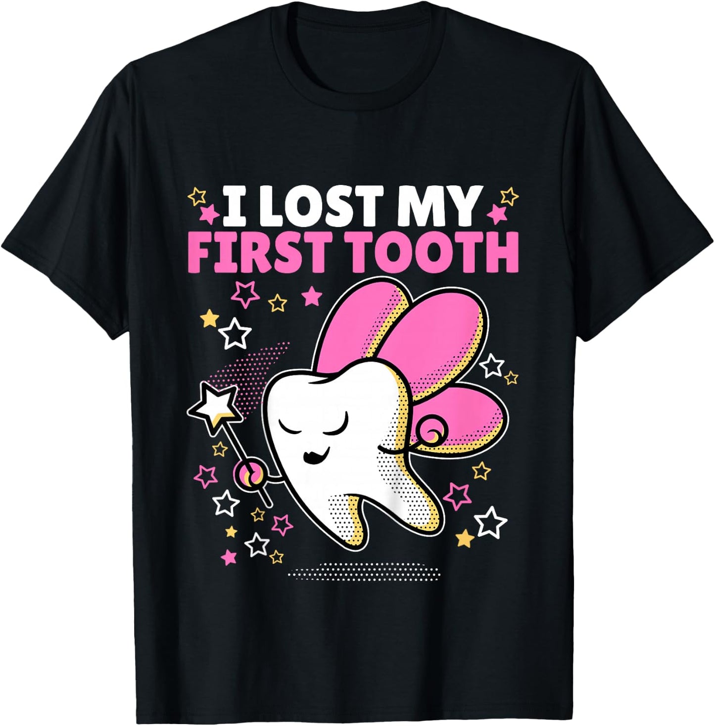 I Lost My First Tooth T-Shirt - T-Shirt | Black