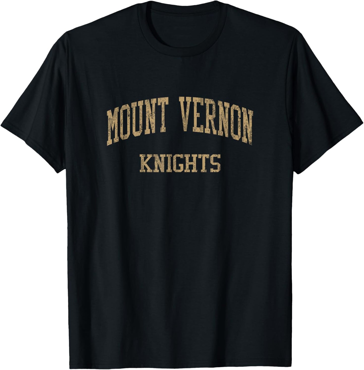 Mount Vernon High School HS Mount Vernon NY Vintage Sports T-Shirt - T-Shirt | Black
