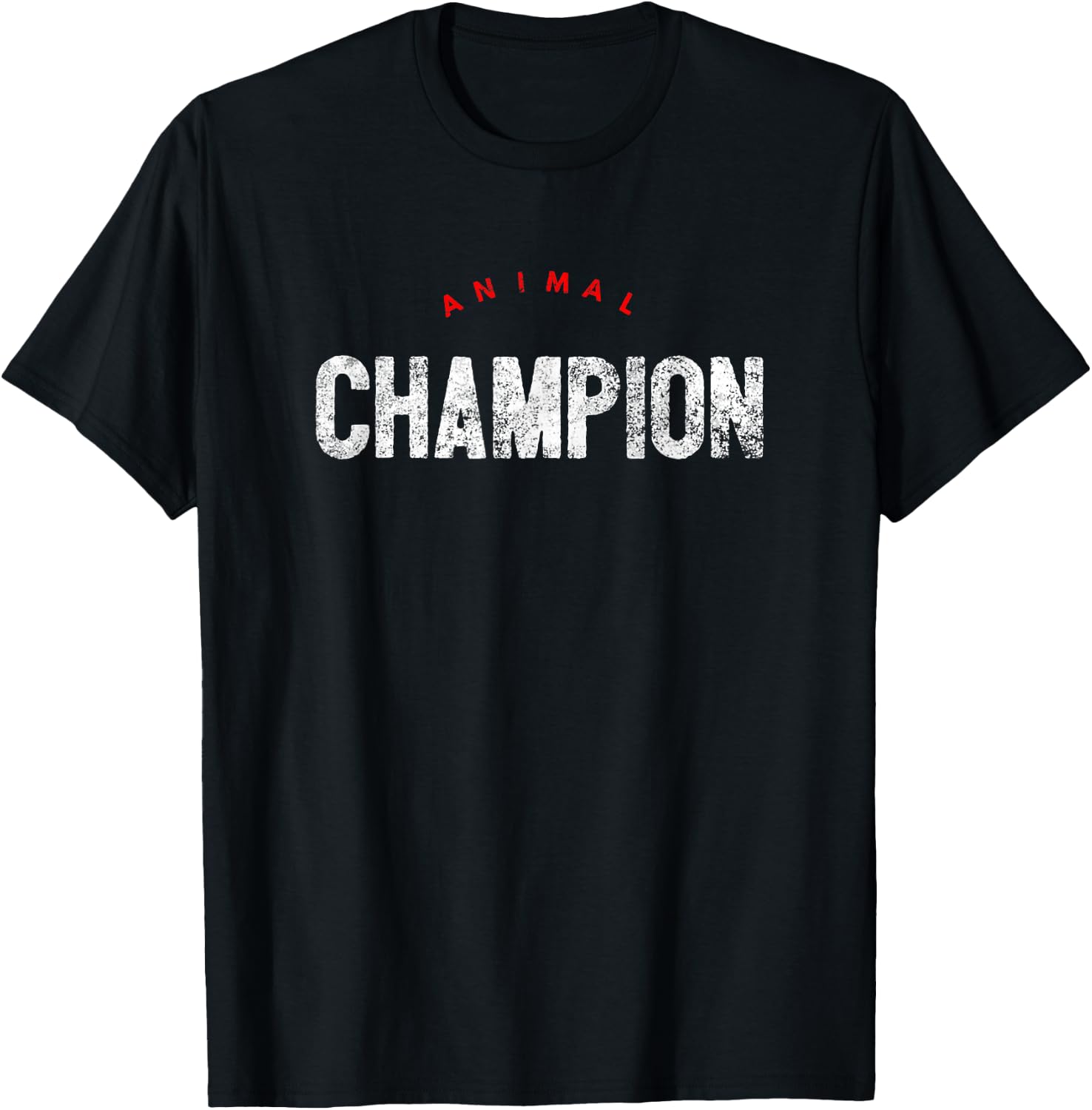 Adopting A Pet From A Shelter Is True Love Animal Champion Adult Black Cotton Blend T-Shirt - T-Shirt | Black
