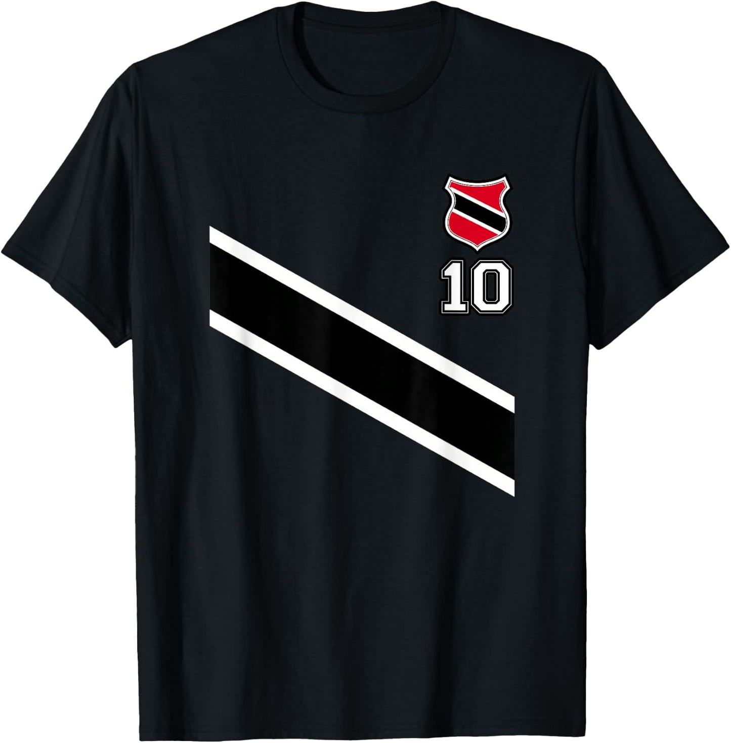 Trinidad Tobago Soccer Football Jersey - Trinidadian Pride T-Shirt - T-Shirt | Black