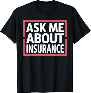 Cool Insurance Art Women Broker Insurance Agent T-Shirt - T-Shirt | Black