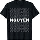 Nguyen Last Name Surname Family T-Shirt - T-Shirt | Black