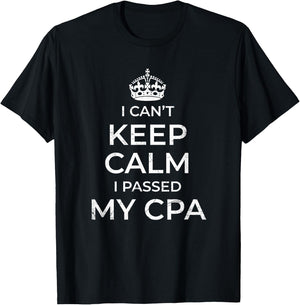 Graduate - CPA Exam Certified T-Shirt - T-Shirt | Black