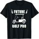 Future Golf Pro Golfer Sports Player T-Shirt - T-Shirt | Black