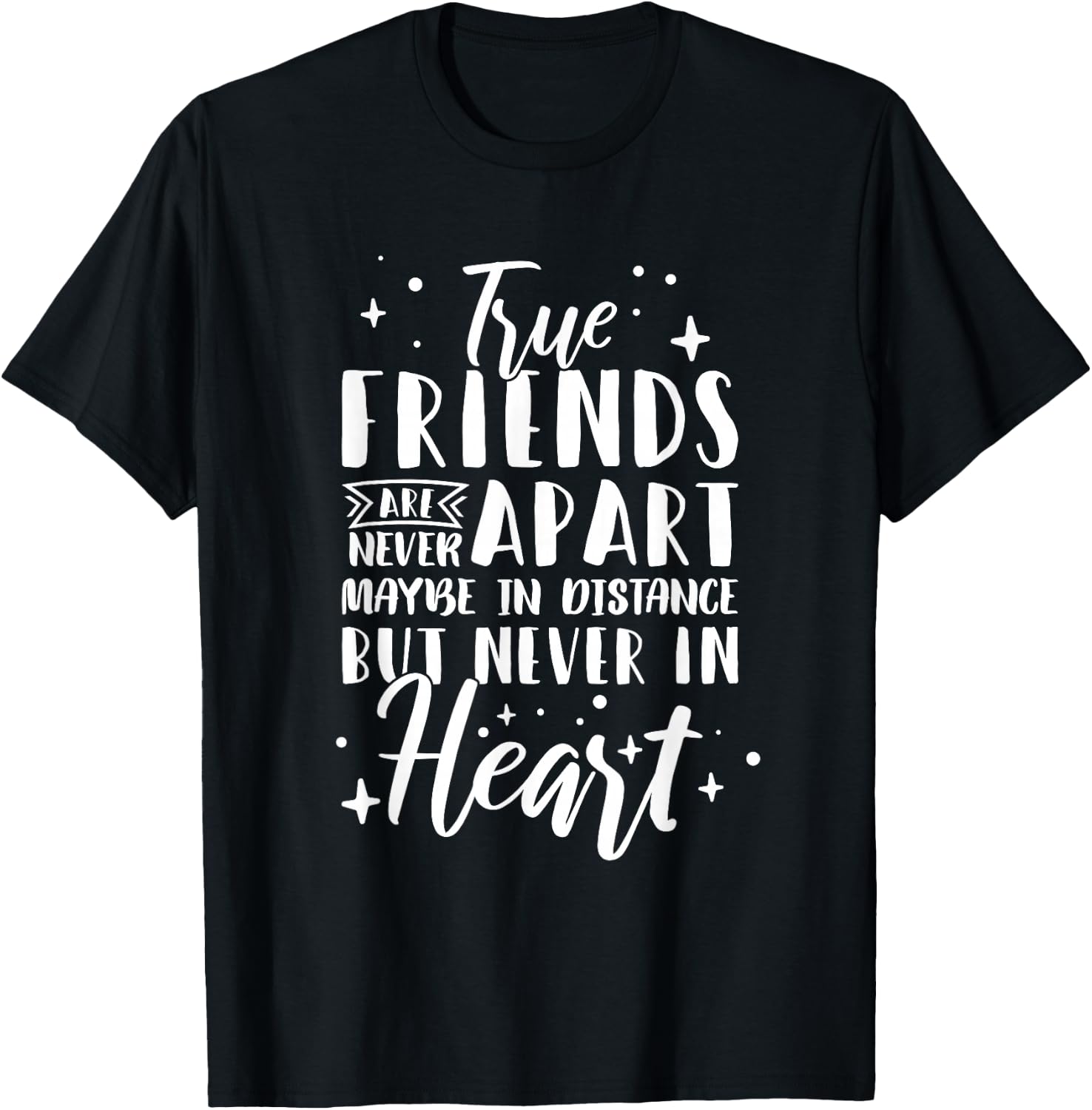 Long Distance Friendship Friends Moving Away T-Shirt - T-Shirt | Black
