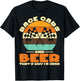 Sarcastic Race Cars And Beer That's Why I'm Here Race Cars T-Shirt - T-Shirt | Black