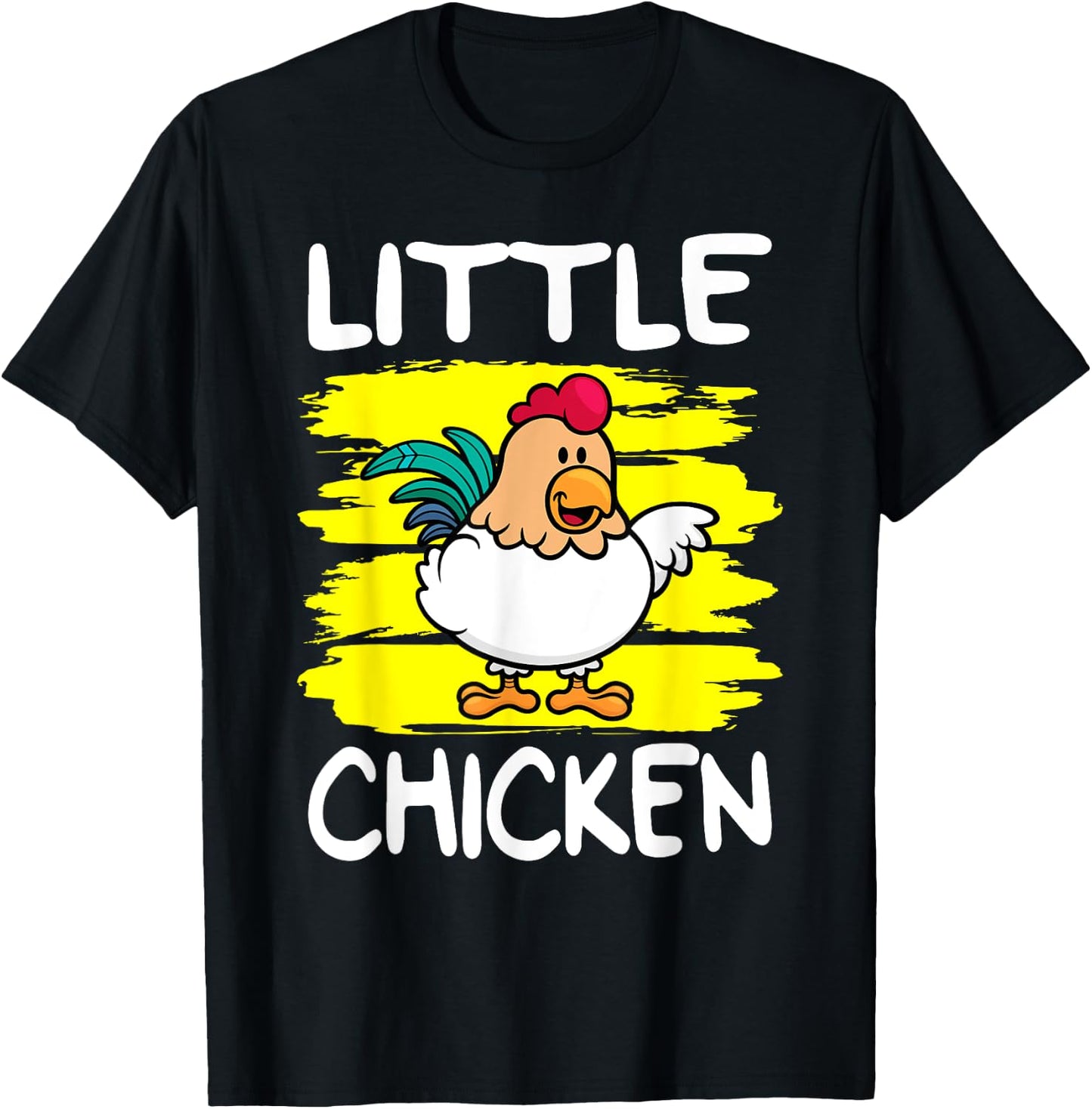 Little Chicken I Kids I Toddler Chicken T-Shirt - T-Shirt | Black