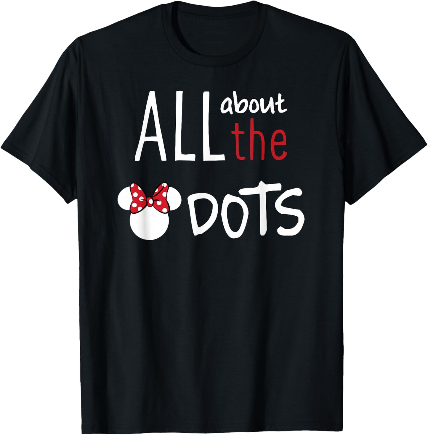 Disney - Minnie Mouse is All about the Dots T-Shirt - T-Shirt | Black