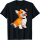 Funny Corgi Dog Lover Owner , Black T-Shirt - T-Shirt | Black