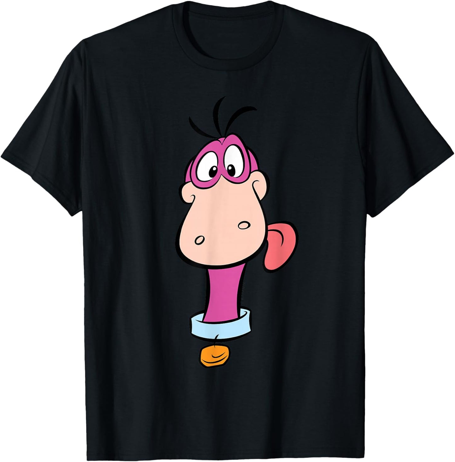 The Flintstones Dino Face T-Shirt - T-Shirt | Black