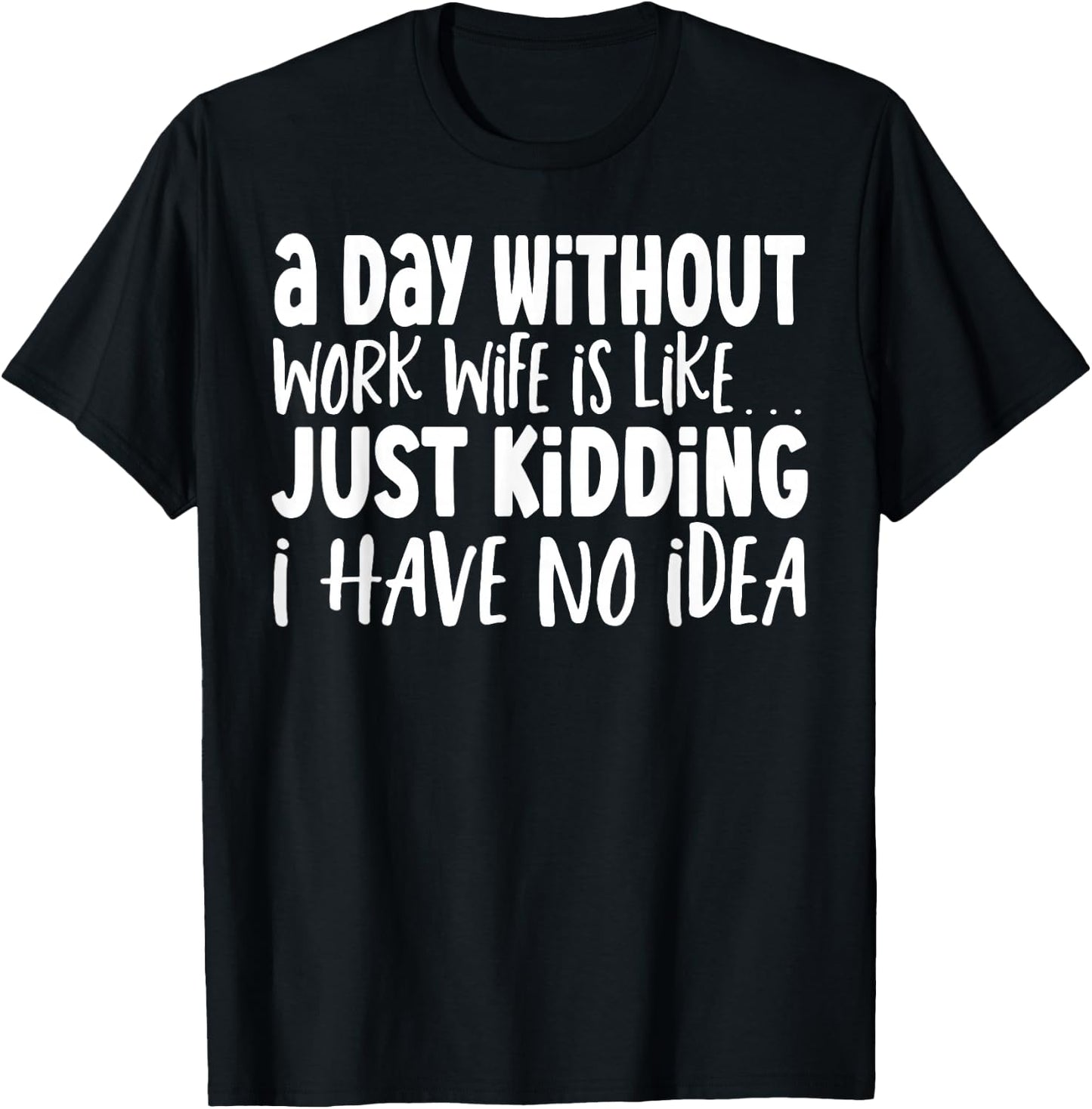 Work Spouse Coworker Work Husband Work Wife T-Shirt - T-Shirt | Black