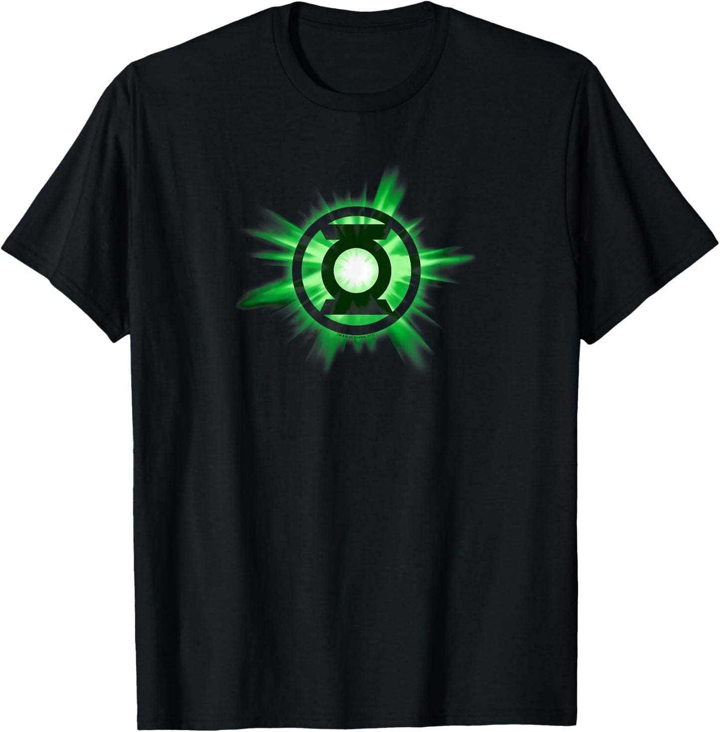 Green Lantern Green Glow T-Shirt - T-Shirt | Black