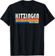 Retro Vintage 70s 80s Style Kitzingen, Deutschland T-Shirt - T-Shirt | Black