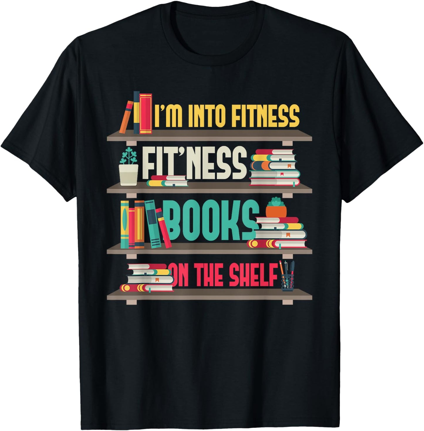 Funny Librarian Teacher Library assistant T-Shirt - T-Shirt | Black
