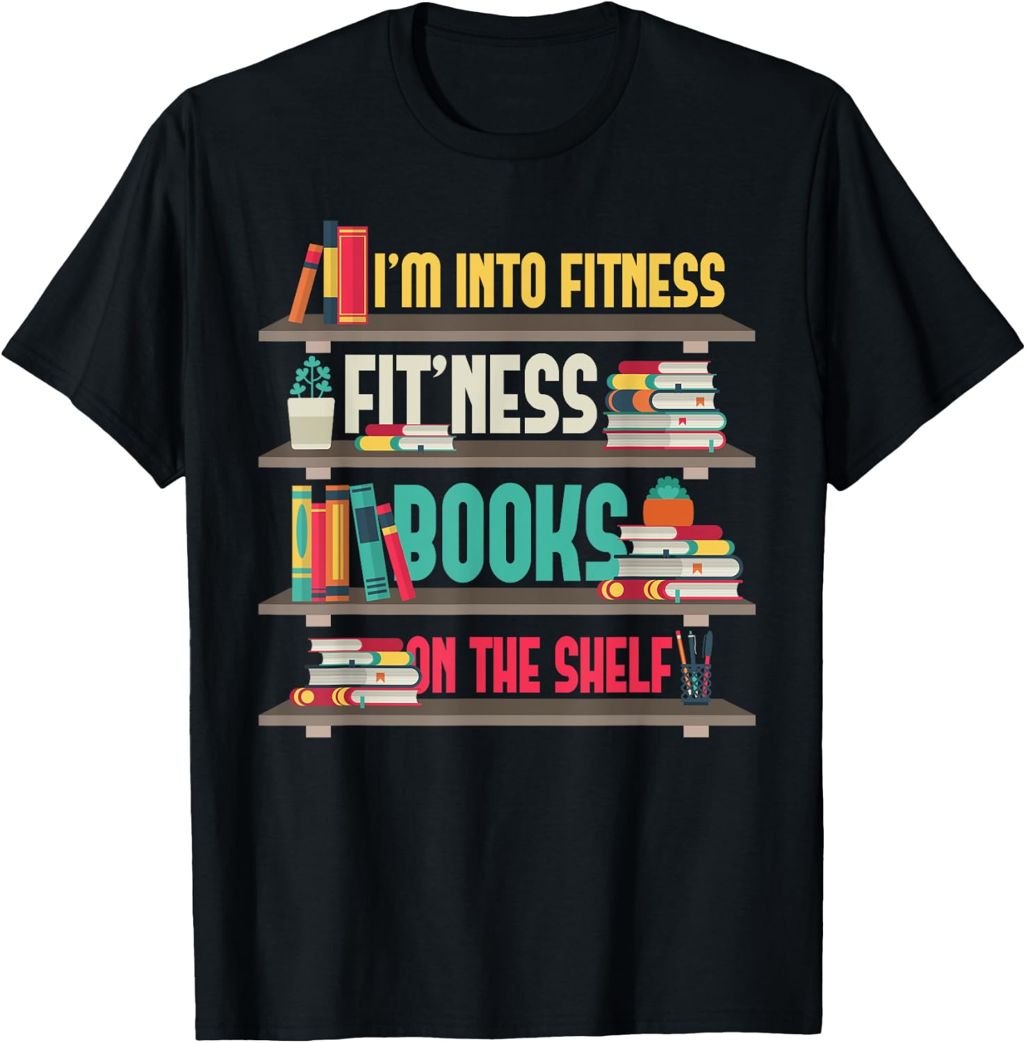 Funny Librarian Teacher Library assistant T-Shirt - T-Shirt | Black