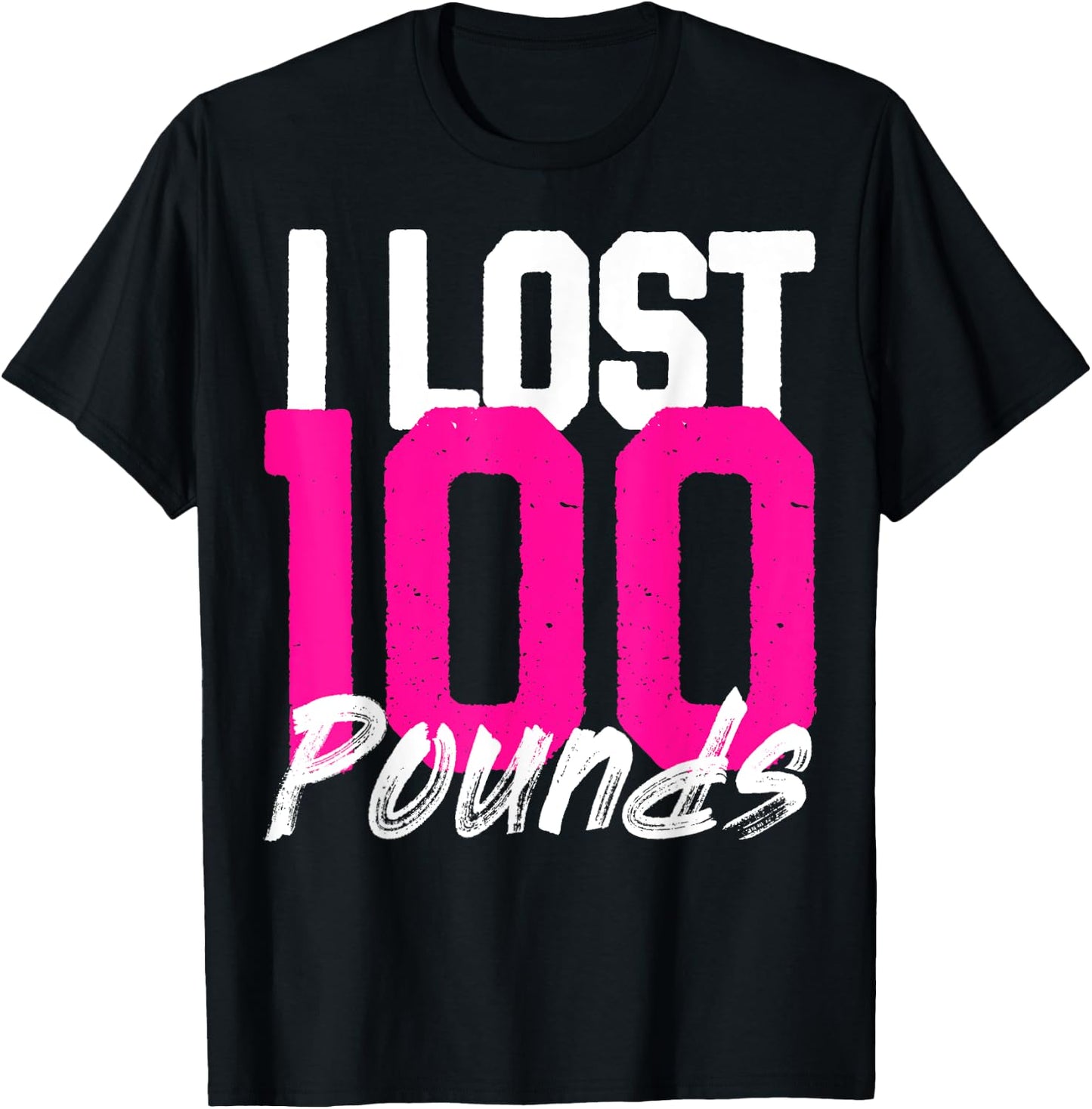 I Lost 100 Pounds - Proud Weightloss Announcement - women T-Shirt - T-Shirt | Black